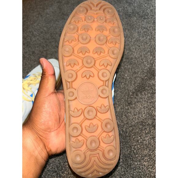 Adidas Originals GAZELLE BOLD shoes  Almost Blue/Bright Blue mens size 8 - Picture 4 of 6